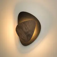 Sigma LED vägglampa Pedra , Svart, Vardagsrum / matsal, Metall, Modern, LED-vägglampa, vägglampa inomhus