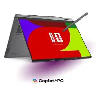 Lenovo Yoga 7i 2-in-1 Gen 11 Aura Edition 14 Intel Intel Core Ultra 7 355-processor LPE-kärnor upp till 3,50 GHz P-kärnor upp till 4,70 GHz, Windows 11 Home 64, 1 TB SSD M.2 2242 PCIe Gen4 QLC