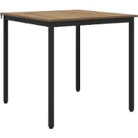 vidaXL Matbord 80 x 80 x 75 cm METALL Fyrkantig