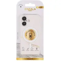 Ginza.se ONSALA Back Clear Case MagSerie iPhone 16 Clear