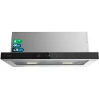 Cecotec Bolero Flux Tlt 604400 Glass A+++ Teleskopisk Fläktkåpa