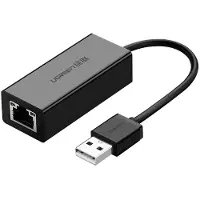 UGREEN - Nätverksadapter - USB 2.0 - 10/100 Ethernet x 1 - svart