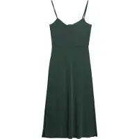 Superdry för kvinnor. W8011419A Grön stickad klänning med öppen rygg (XL), Casual, Viskos, Modal, Ärmlös / Hängselbyxor