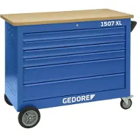 Gedore 3127796 Arbetsbänk med hjul (B x H x D) 1200 x 985 x 635 mm Blå