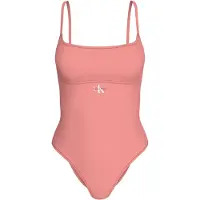 Calvin Klein Scoop Neck Swimsuit CK Monogram