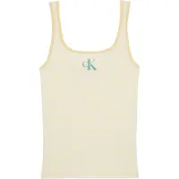 Calvin Klein Scoop Neck Ribbed Tank Top