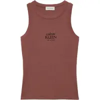 Calvin Klein Jeans Slim Ribbed Cotton Tank Top