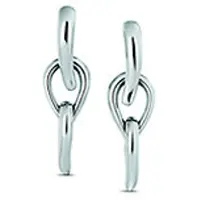 Calvin Klein Sculptured Drops Chain Link Earrings