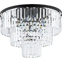 Nowodvorski Lighting Kristall taklampa Cristal Nowodvorski Lighting, dimbar, Genomskinlig / transpare, Vardagsrum / matsal, Glas, Taklampa