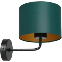 Luminex Vägglampa Soho , dimbar, Grön, Vardagsrum / matsal, Metall, Modern, Vägglampa, vägglampa inomhus