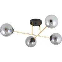 Emibig Taklampa Magnum LIGHTING, dimbar, Aluminium / grå / zink, Vardagsrum / matsal, Modern, Taklampa