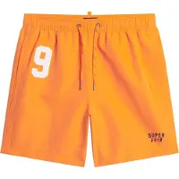 Superdry för män. M3010235A Baddräkt tillverkad av återvunnet material orange (S), Strandkläder, Återvunnen polyester, Hållbar