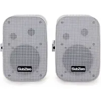 SubZero SZS-P5Y 5" Passive Background Wall Speakers White Pair