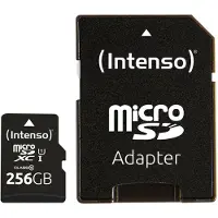 Intenso 256GB microSDXC Performance microSD-Kort 256 GB Class 10 UHS-I Vattentät