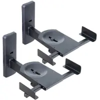 Art G-10 - Monteringssats (2 högtalarfästen, neoprene pads) - metall - svart - väggmonterbar