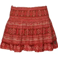 Superdry för kvinnor. W7210264A Minikjol i nivå med röd Vintage-logotyp (M), Casual, Viskos