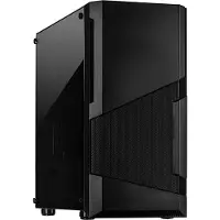 Inter-Tech SM-007 Enforcer - Tower spel - micro ATX - genomskinlig sidopanel (härdat glas) - ingen strömförsörjning - USB/ljud