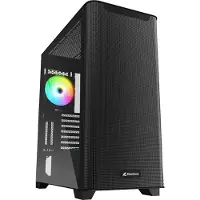 Sharkoon M30 RGB - Mid tower - E-ATX - Seitenteil mit Fenster (gehärtetes Glas) Full Tower Datorchassi Svart