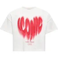 ONLY T-shirt - Beskuren - KogDaphne - Cloud Dansare/Iconic - - 9-10 år (134-140) - T-shirt