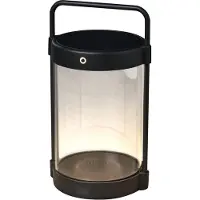 Konstsmide Crotone schwarz 7822-750 Solcells-utomhusväggbelysning LED 2 W Svart