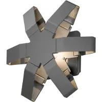 Konstsmide Pescara 7977-370 LED-utomhusväggbelysning EEK: F (A - G) LED LED fast installerad 3 W Antracit