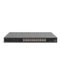 Digitus DN-95359 DN-95359 19 tums nätverkswitch 24 + 2 Port 10 / 100 / 1000 MBit/s PoE-funktion