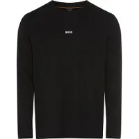 BOSS för män. 50473286 Chark T-shirt svart (M), Casual, Bomull, Lång ärm