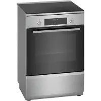 Bosch Series 6 Fristående spis med induktion - Rostfritt stål