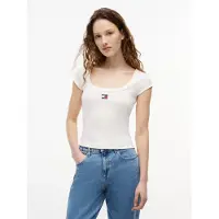 Tommy Hilfiger Tommy Jeans Tommy Badge Scoop Neck Slim T-Shirt