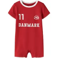 Name it Sommardräkten - NbnHiteam - True Red - - 1 år (80) - Sommardräkt