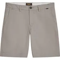 Superdry för män. M7110422A Grå chino-shorts med stretch (36), Casual, Bomull