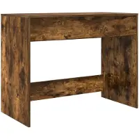 vidaXL Skrivbord med låda Rökt Ek 100 x 50 x 78 cm Konstruerat trä