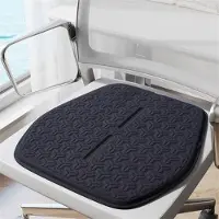 Mtp Products Kylande sittdyna i TPE-gel för sommaren - 49x49cm - svart