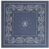 Tommy Hilfiger Scarf 'Crest Paisley Bandana' marinblå / safir / vit