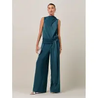 SAVEL Jumpsuit 'Elliana' cyanblå
