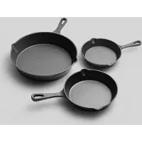 WoW Home Obehandlad Gjutjärns Mini Stekpanna - Non-stick, Finns i 14cm, 16cm, 20cm, 26cm 10cm