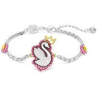 Swarovski Mode Mångsidig Trendig Svan Rodiumpläterat Armband Damarmband Rosa 5650188 Box (Random Color)