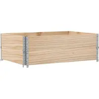 vidaXL Odlingslåda 120x80 cm massiv furu