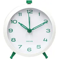 Karlsson väckarklocka Button Retro retro green KA6143GR