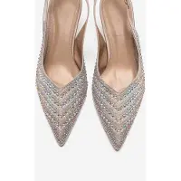 Prologue Royale Utsmyckad Kitten Heel Pump