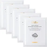 D'alba , Vit Truffel Näringsrik Behandlings Skönhet Mask, 5 Skär, 0.84 fl oz (25 ml) Varje