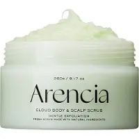 Arencia Fresh Cloud Body & Scalp Scrub 260 g - Geranium & Primrose