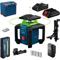 Bosch Grl18v-4-34cvg + Wm5 Roterande Lasernivå