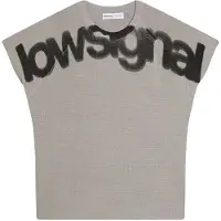 Bershka T-shirt grå / svart
