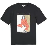 Garcia T-shirt ljusbeige / guld / röd / svart