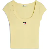 Tommy Hilfiger Tommy Jeans Tommy Badge Scoop Neck Slim T-Shirt