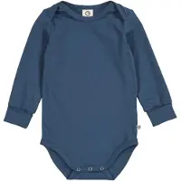 Müsli Body l/ä - Cozy Jag - Marinblå - - 62 - Body L/Ä