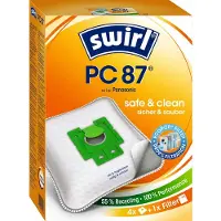 Swirl PC 87 MP Plus AirSpace Staubsaugerbeutel Dammsugarpåsar 4 st