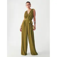 BWLDR Jumpsuit 'ALINA' oliv