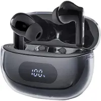 Intenso Buds Plus T310AE schwarz In-ear headset Bluetooth Stereo Svart Brusreducering Laddningsfodral, Batteriladdningsindikering, Tocuh-styrning Mobiltelefon